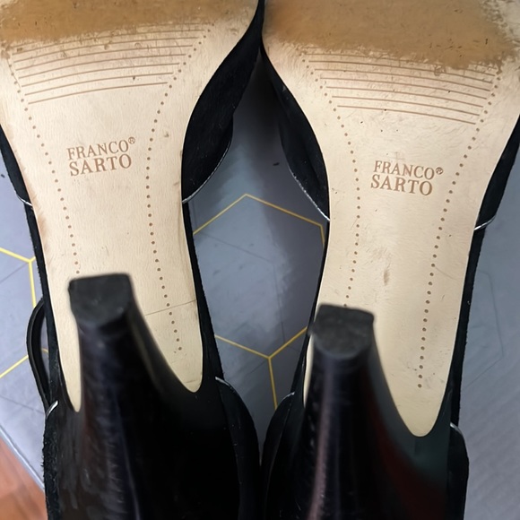 Franco Sarto Black Suede 9M - Picture 9 of 10
